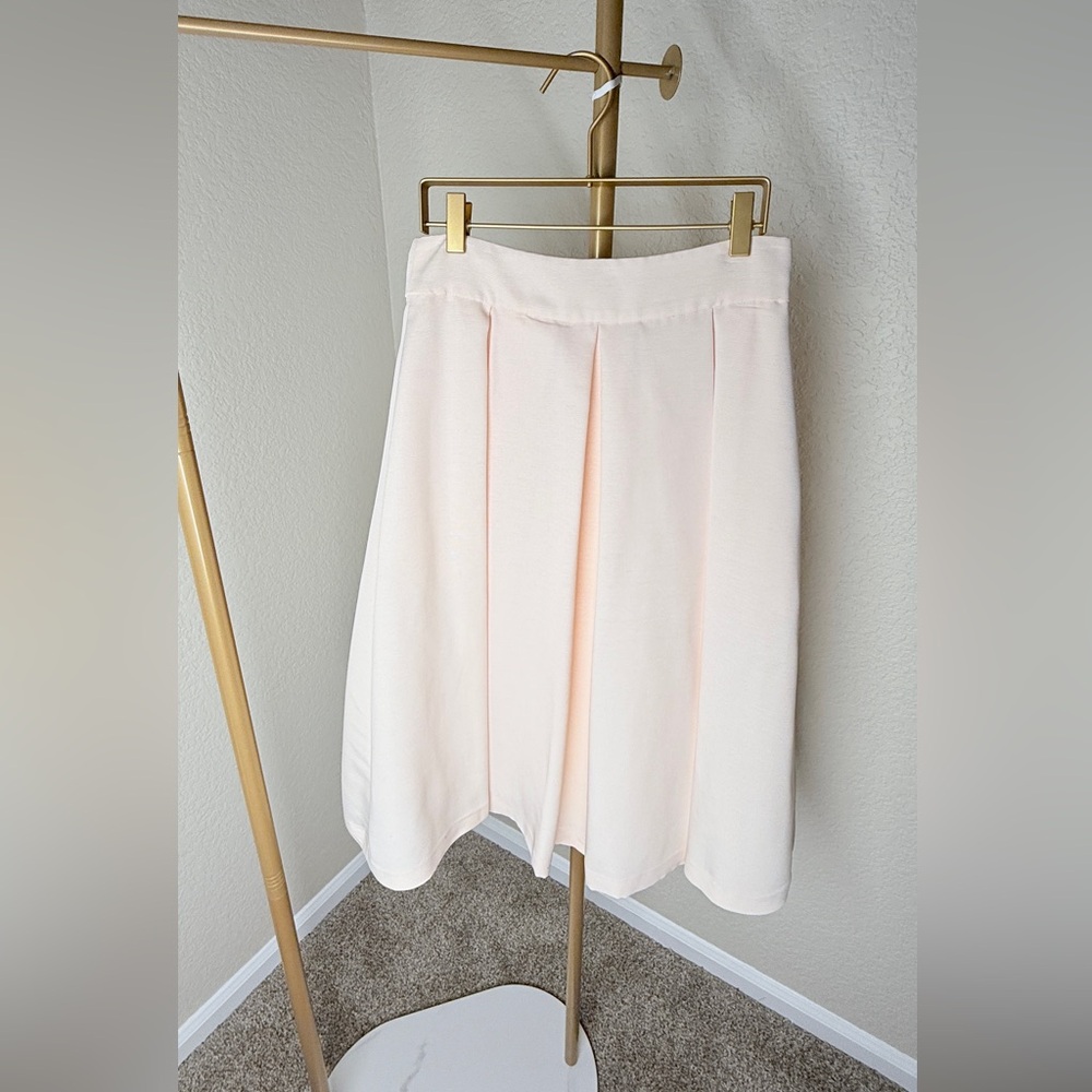 Eliza J Soft Pink Midi Skirt
